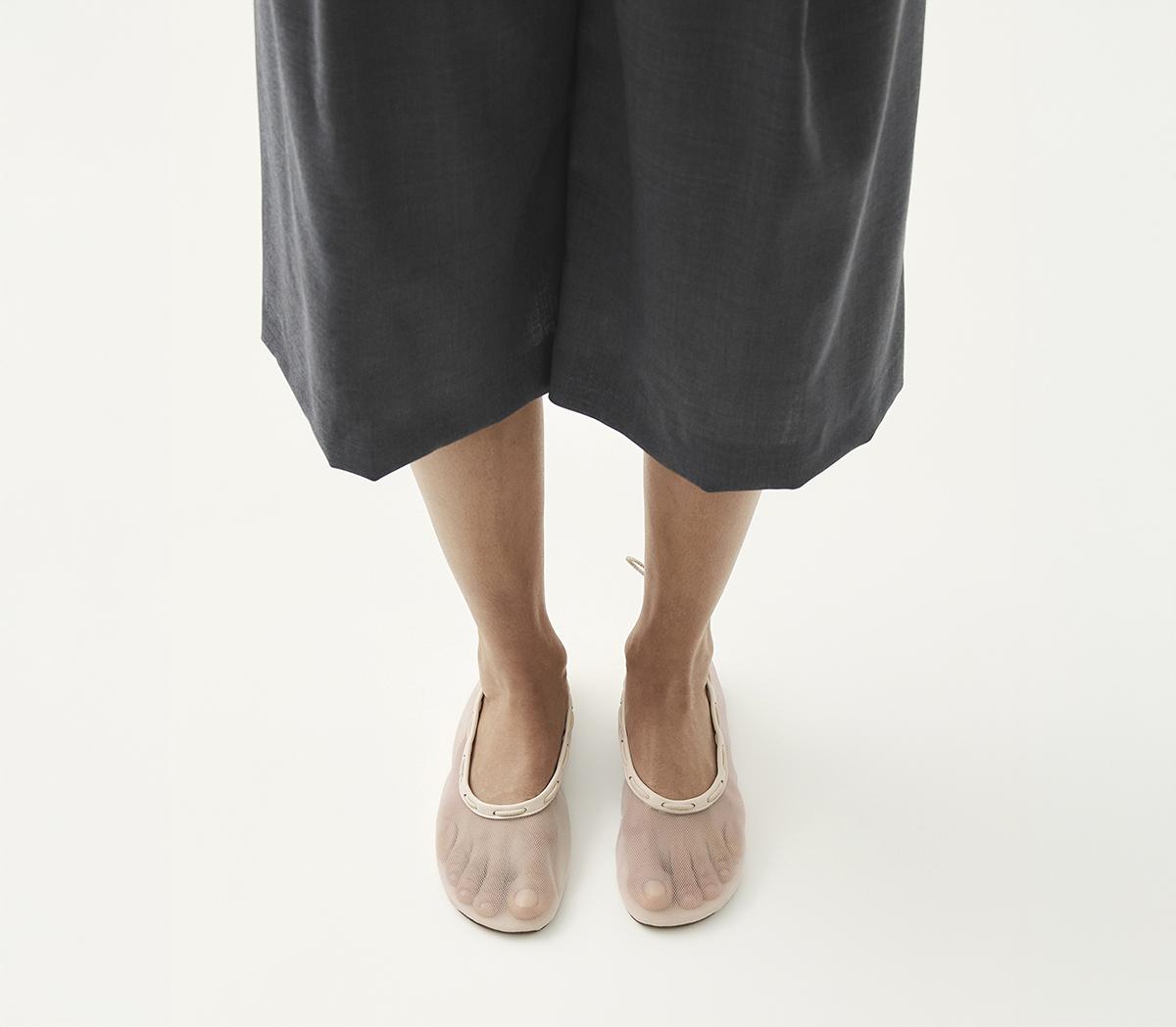 ALOHAS Gill Mesh Ballet Pumps ALOHAS Gill Mesh Ballet Pumps White