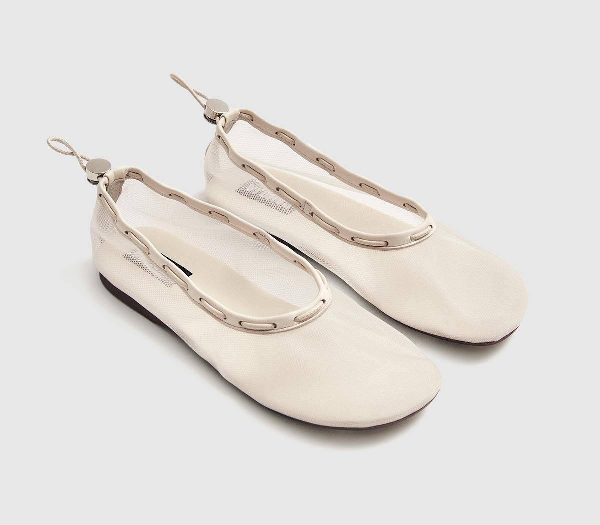 ALOHAS Gill Mesh Ballet Pumps ALOHAS Gill Mesh Ballet Pumps White