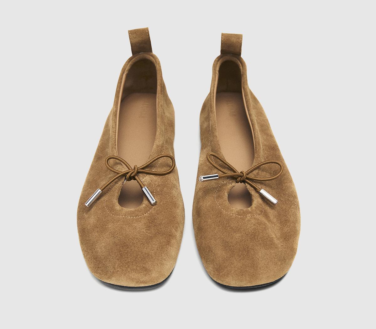 ALOHASRosalind Ballet PumpsTan Suede