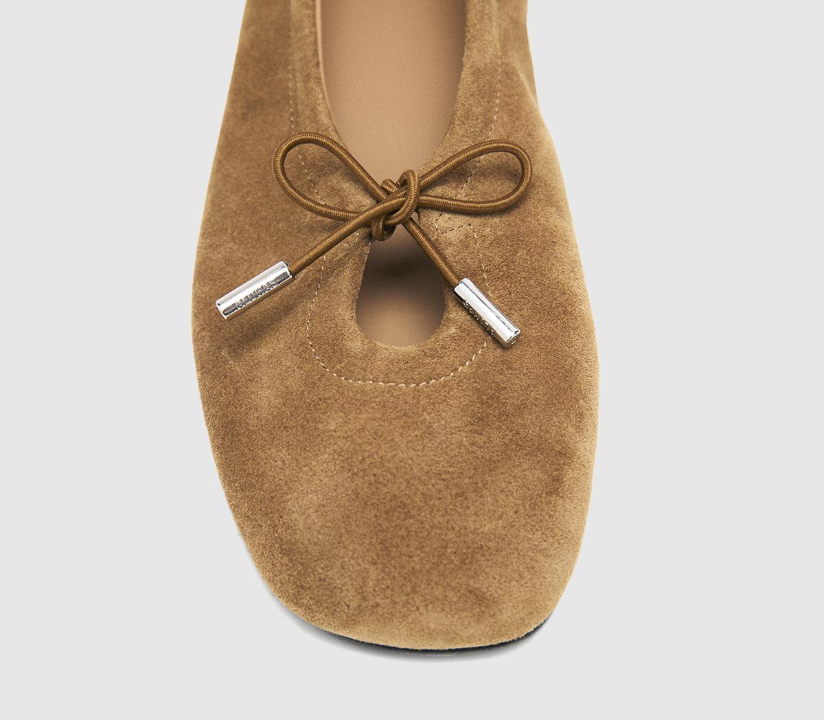 ALOHASRosalind Ballet PumpsTan Suede