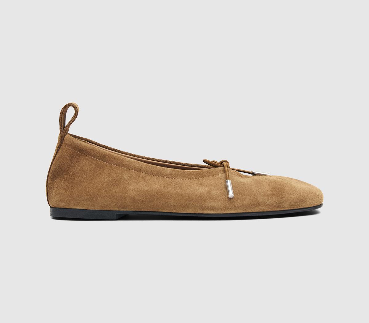 ALOHASRosalind Ballet PumpsTan Suede