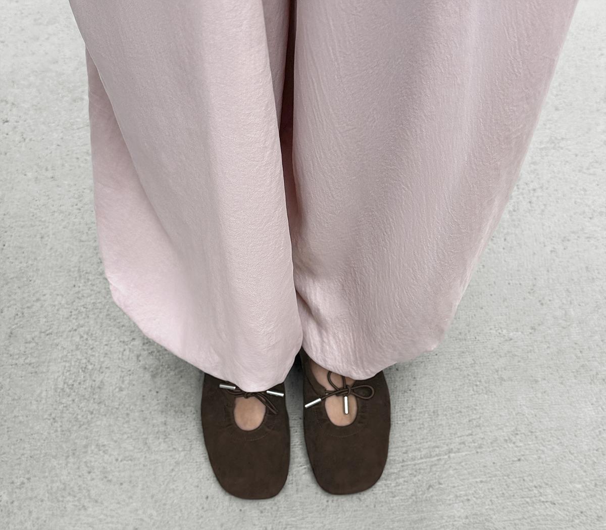 ALOHASRosalind Ballet PumpsBrown Suede