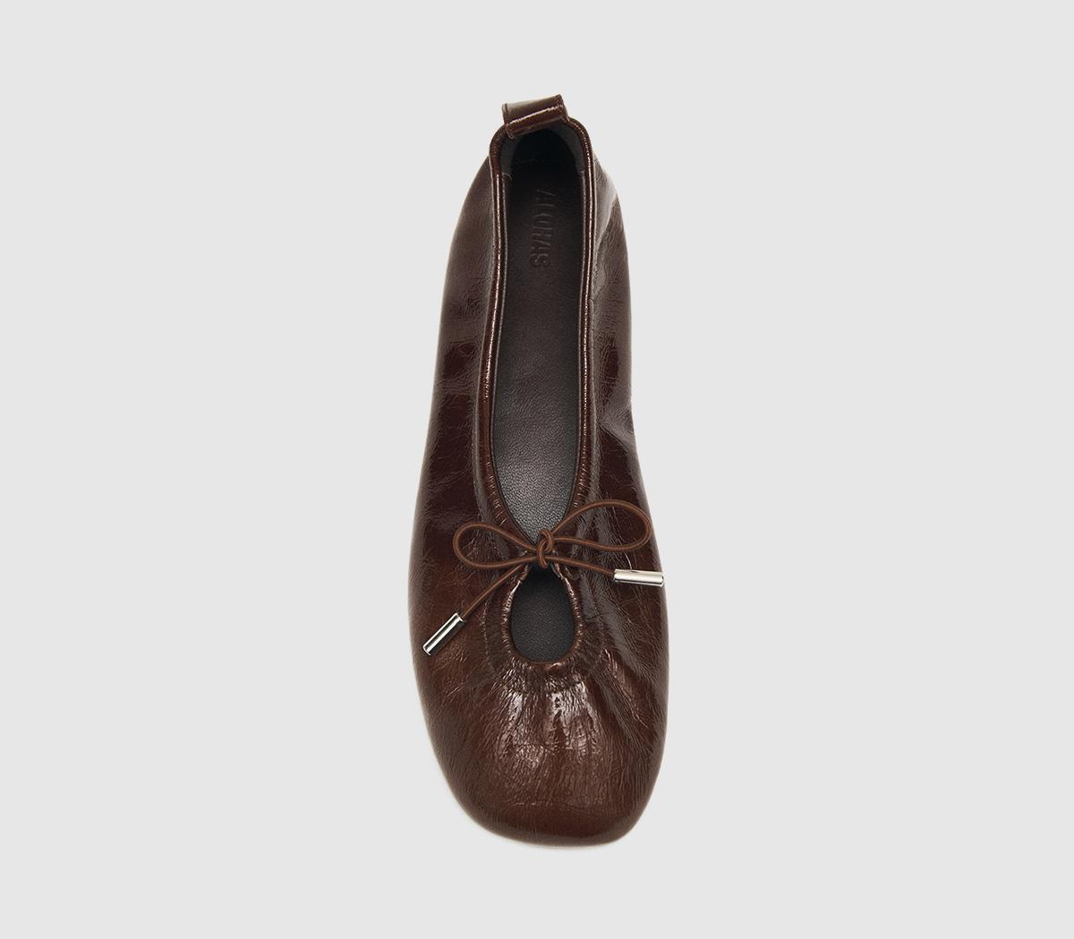 ALOHASRosalind Ballet PumpsBrown Patent Leather