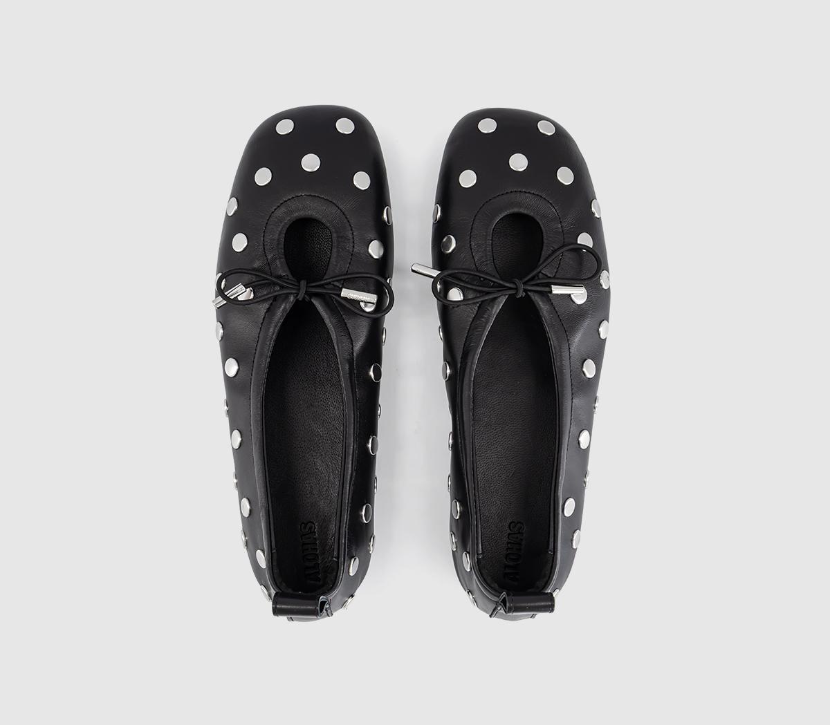 ALOHASRosalind Ballet PumpsBlack Studs