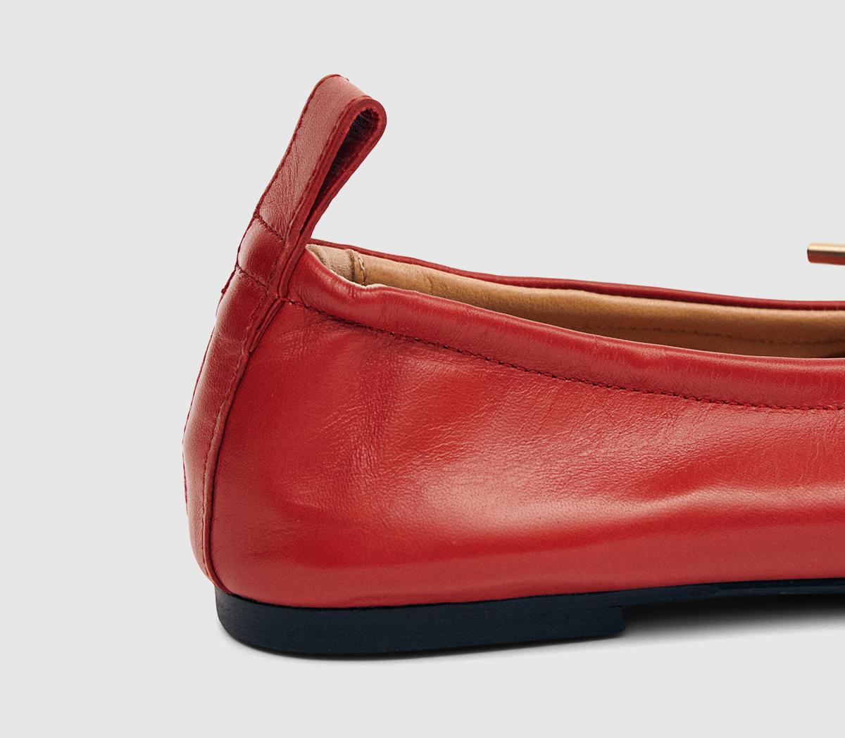 ALOHASRosalind Ballet PumpsRed Leather