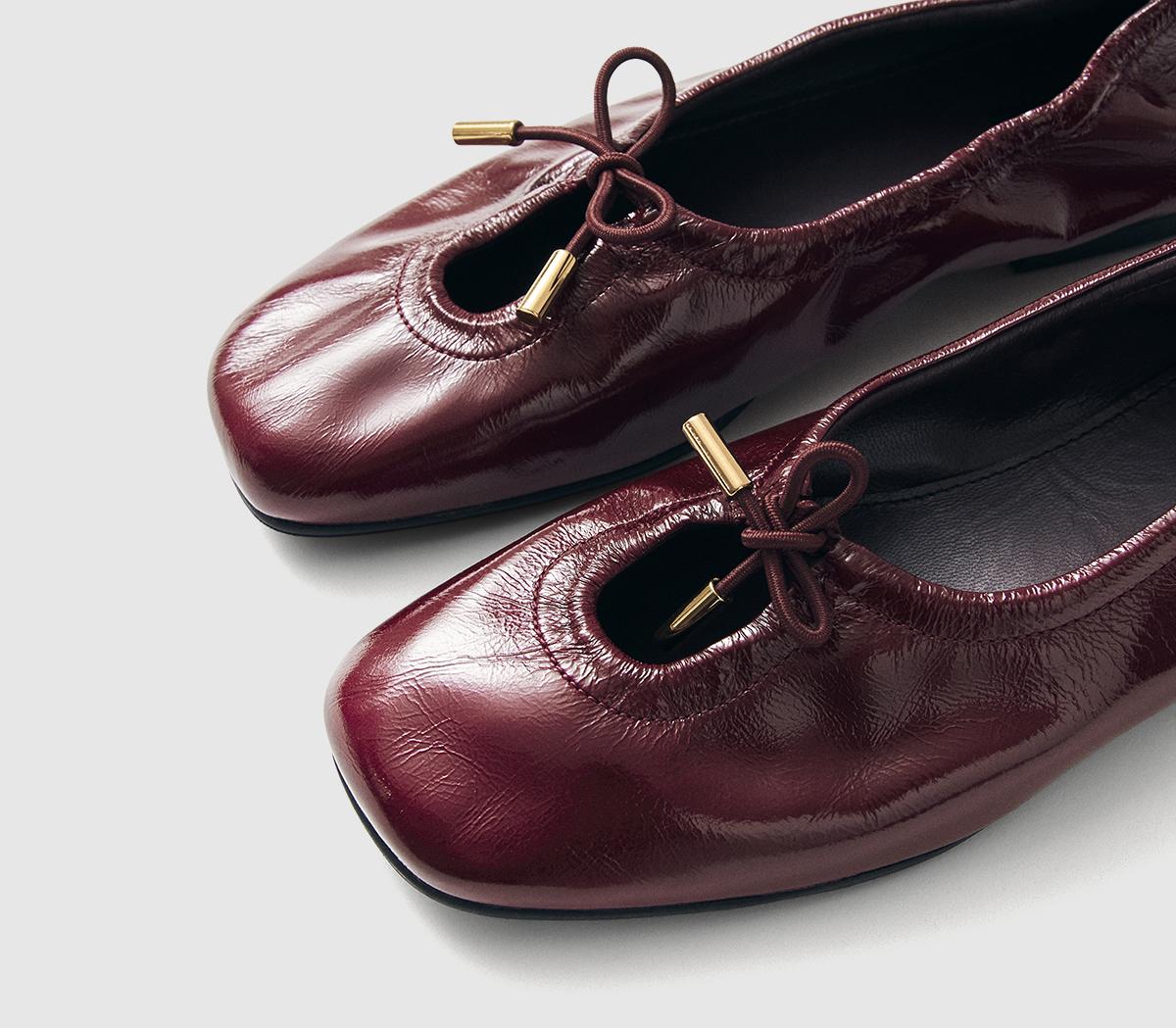 ALOHASRosalind BalletsOnix Burgundy Leather
