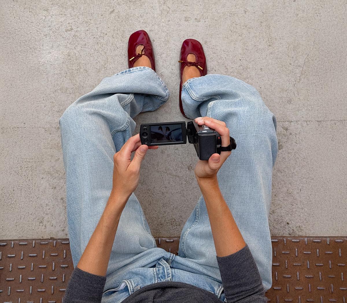 ALOHASRosalind BalletsOnix Burgundy Leather