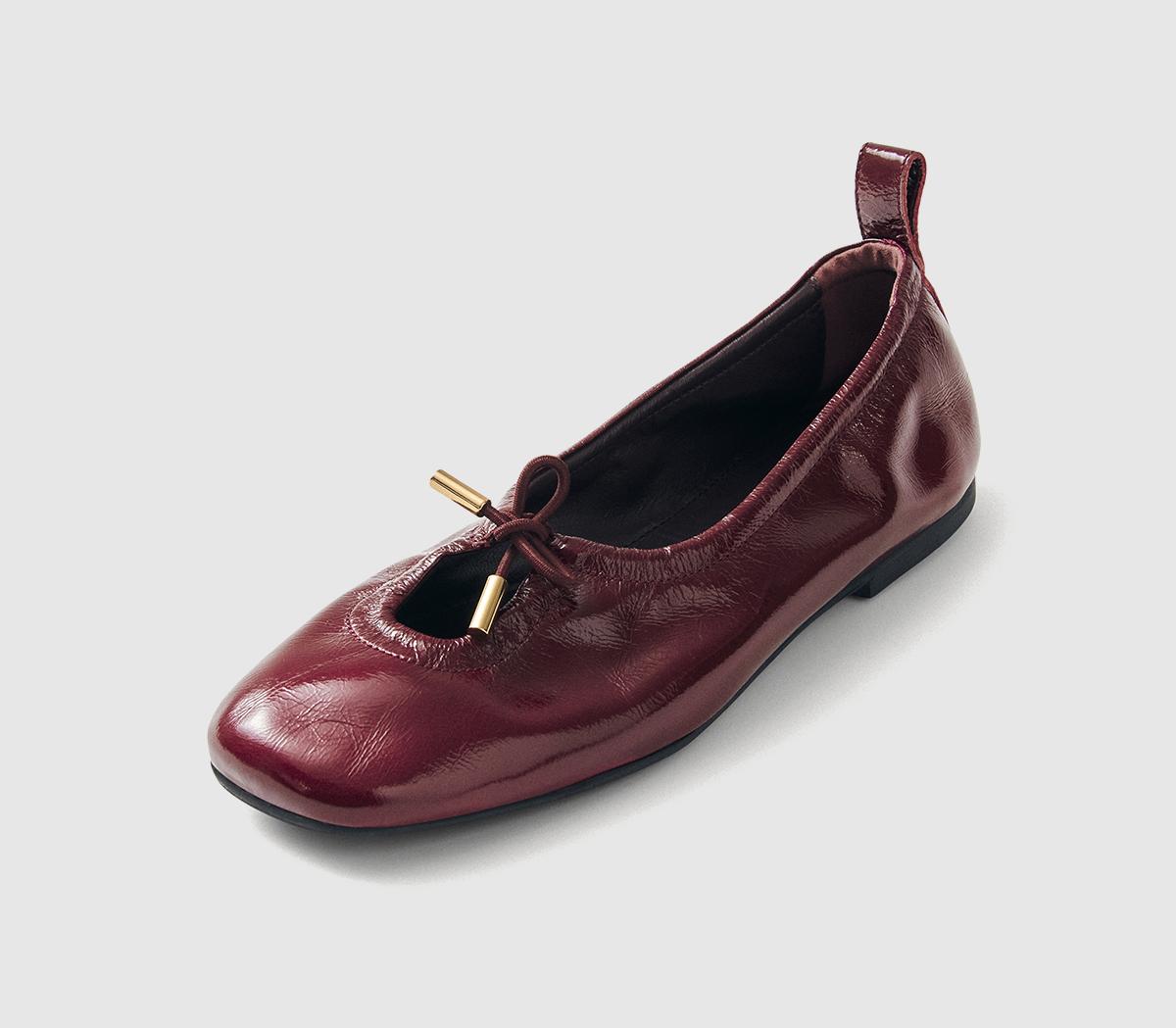 ALOHASRosalind BalletsOnix Burgundy Leather