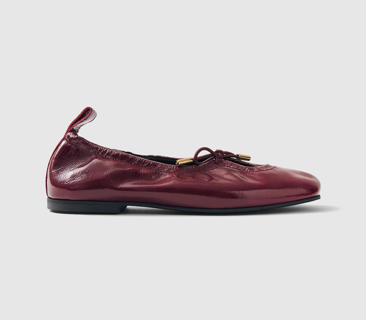 ALOHASRosalind BalletsOnix Burgundy Leather