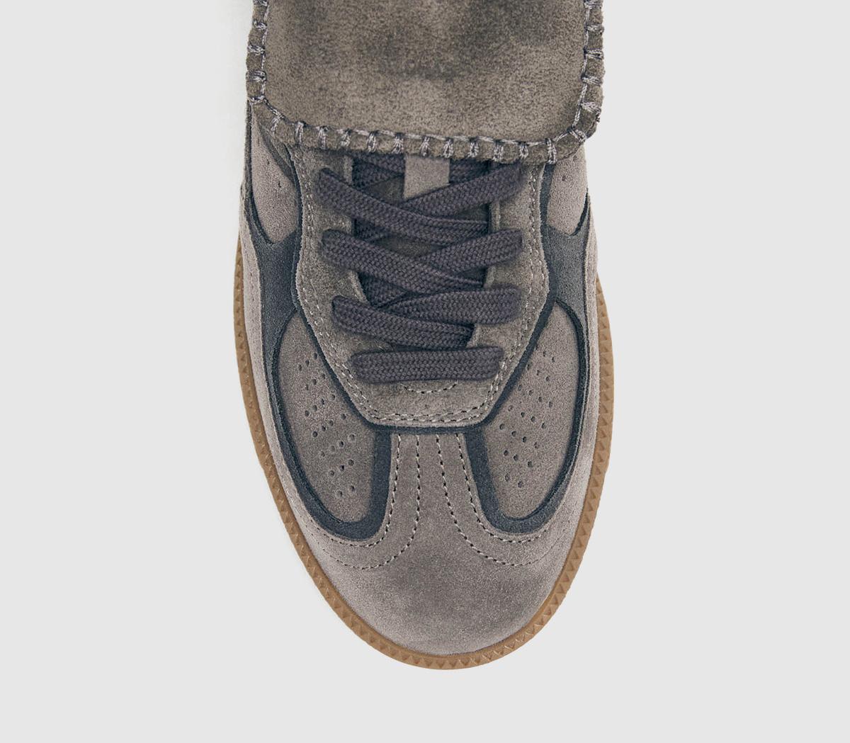 ALOHASTB490 Club SneakersDark Grey Suede