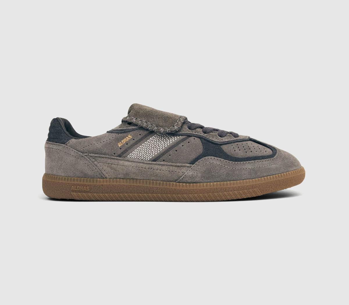 ALOHASTB490 Club SneakersDark Grey Suede
