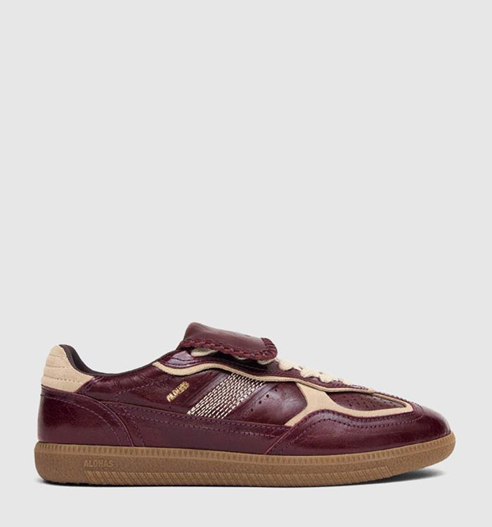ALOHAS TB490 Club Sneakers Deep Burgandy Leather