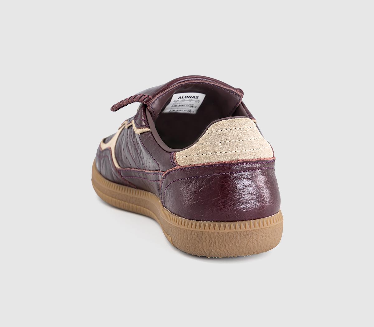 ALOHASTb490 Club SneakersDeep Burgundy Patent