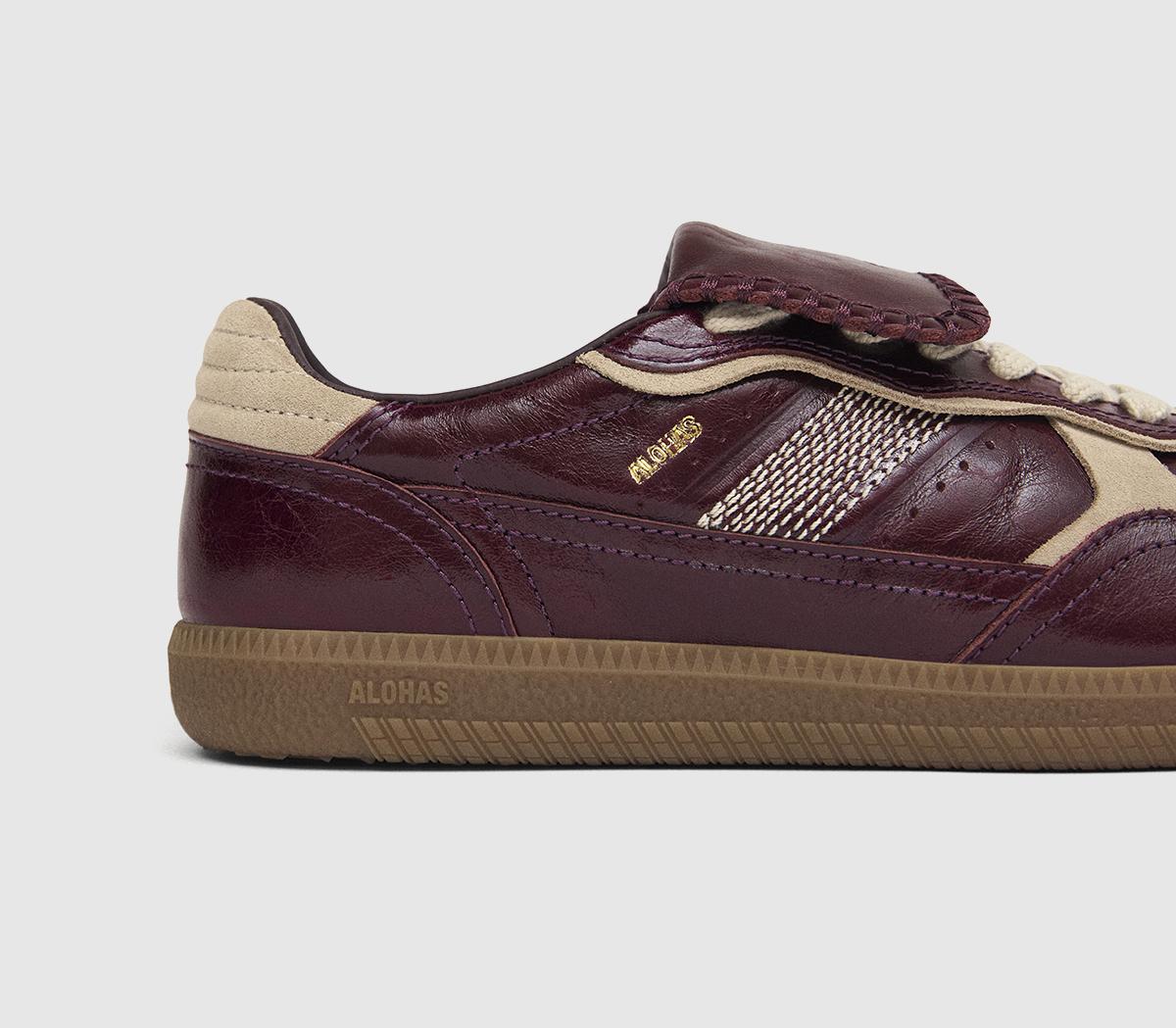 ALOHASTb490 Club SneakersDeep Burgundy Patent