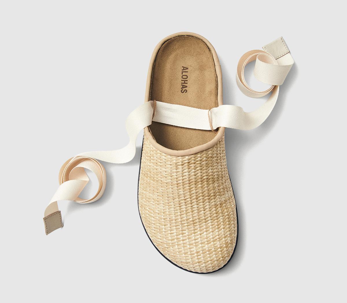ALOHAS Oliver Woven Mules ALOHAS Oliver Woven Mules Natural