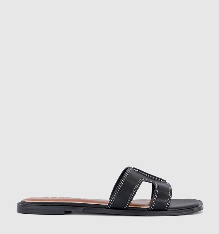 OFFICE Slade Cut Out Sliders Black