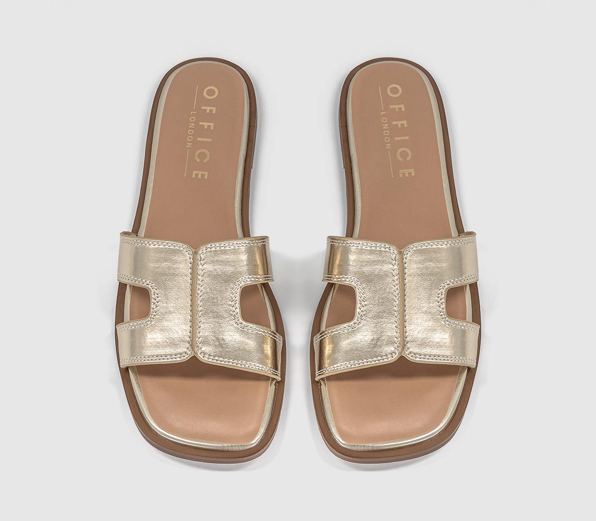 OFFICESlade Cut Out SlidersGold