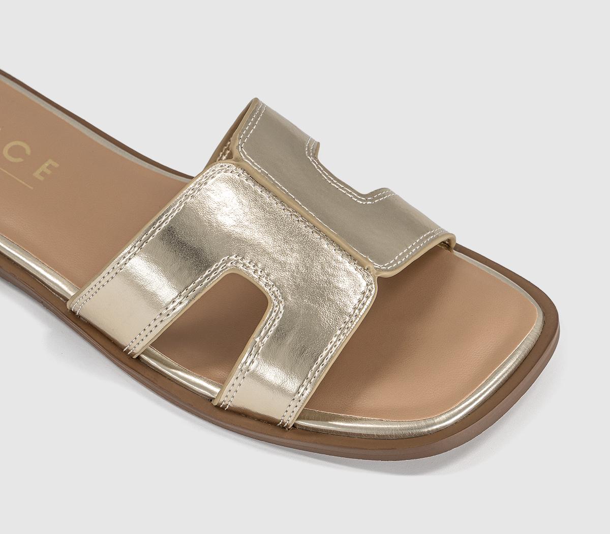 OFFICESlade Cut Out SlidersGold