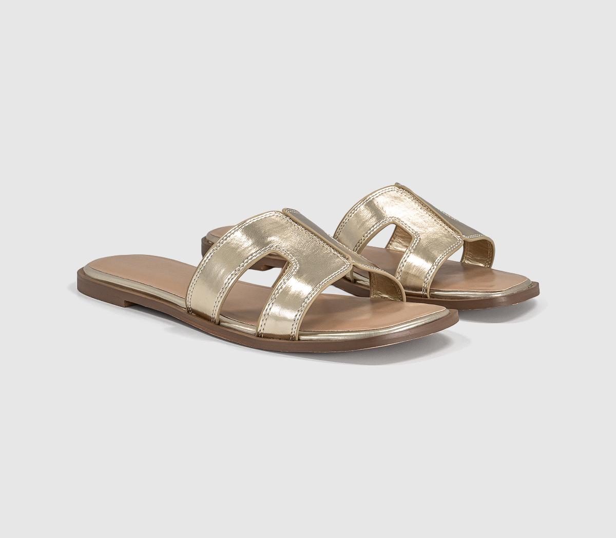 OFFICESlade Cut Out SlidersGold