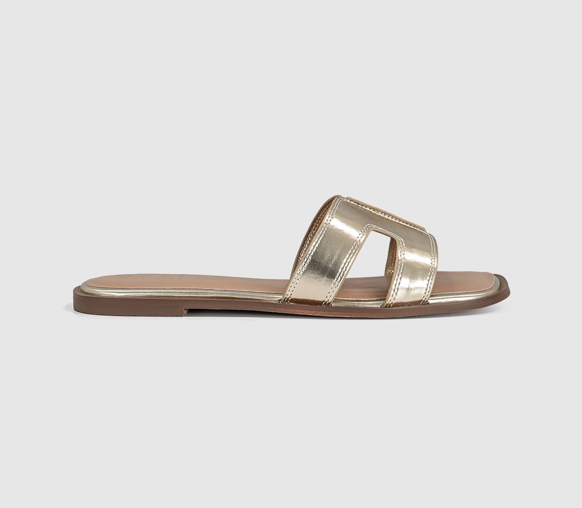 OFFICESlade Cut Out SlidersGold