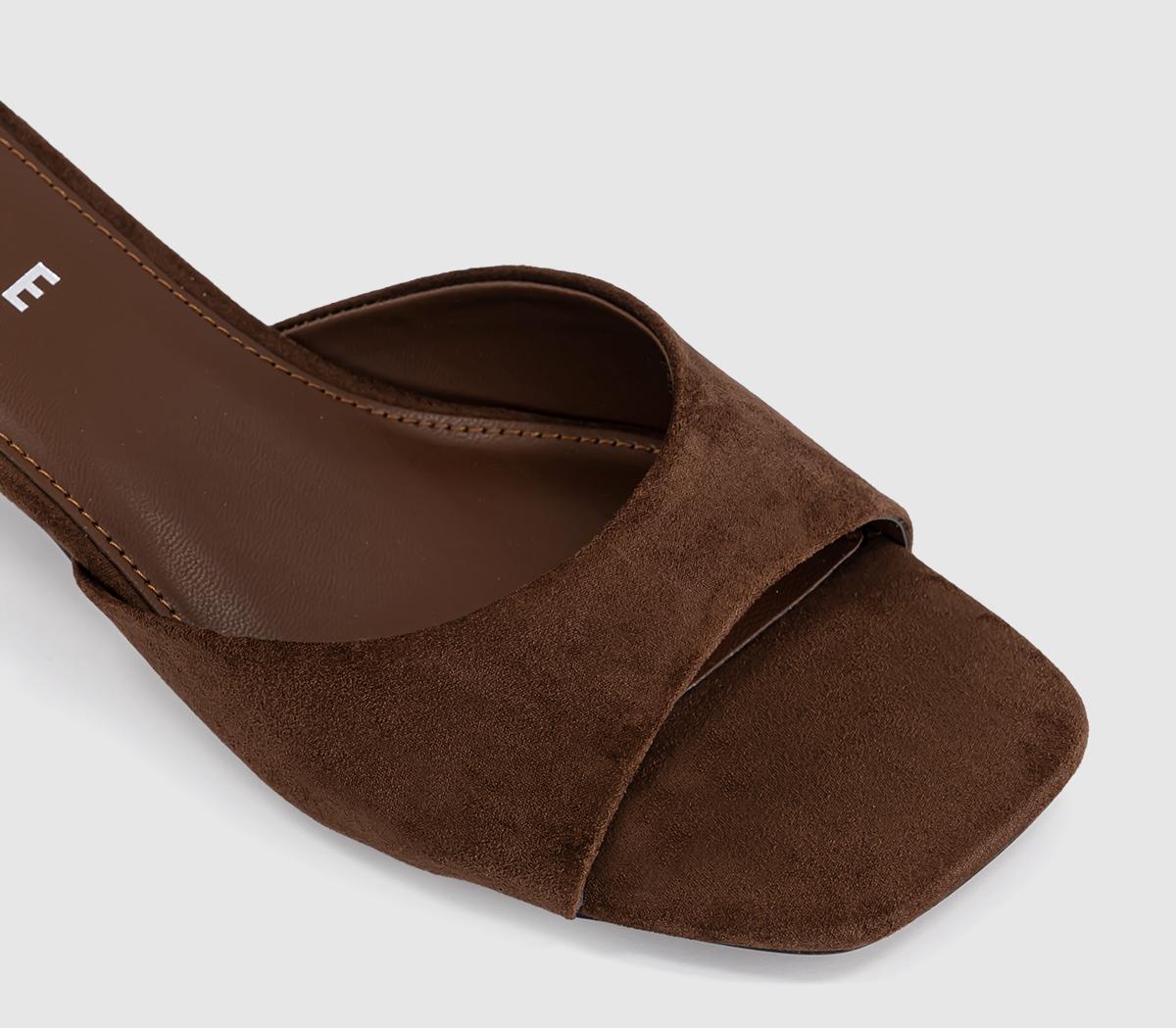 OFFICEMinnie Kitten Heel MulesBrown