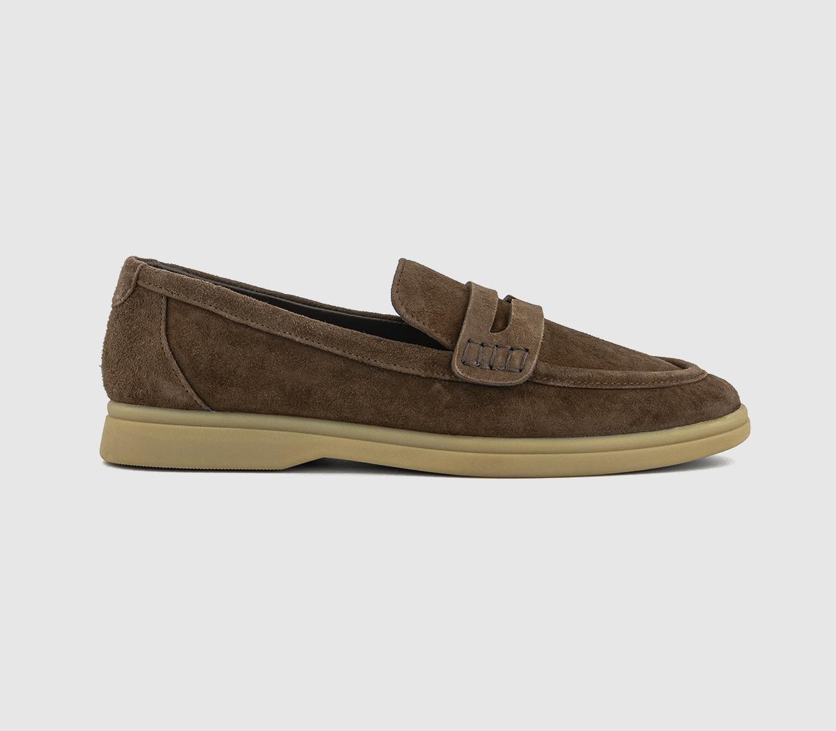 OFFICEFairbanks Gum Sole Loafers OFFICEFairbanks Gum Sole LoafersBrown Suede