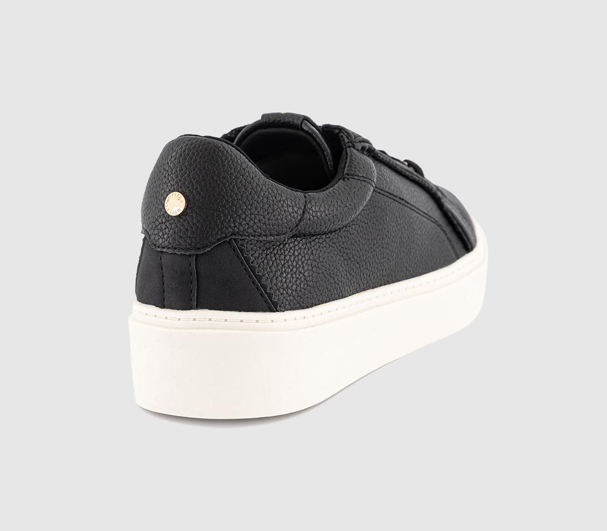 OFFICETamara Lace Up Cup Sole Trainers OFFICETamara Lace Up Cup Sole TrainersBlack