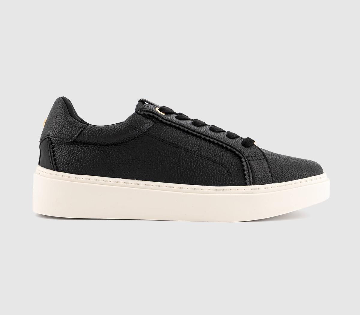 OFFICETamara Lace Up Cup Sole Trainers OFFICETamara Lace Up Cup Sole TrainersBlack
