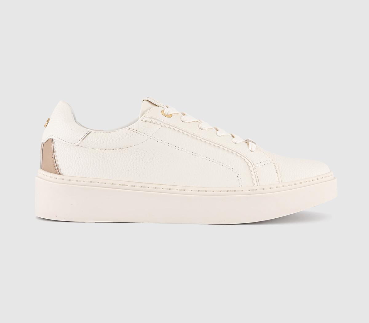 OFFICETamara Lace Up Cup Sole Trainers OFFICETamara Lace Up Cup Sole TrainersWhite