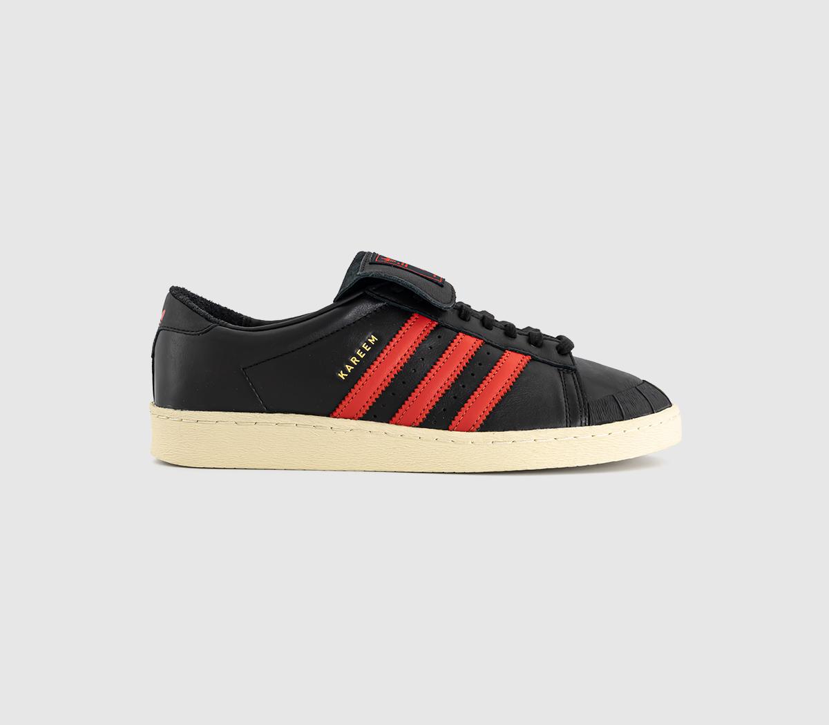 adidasChavarria Jabbar Low TrainersCore Black Core Black Red