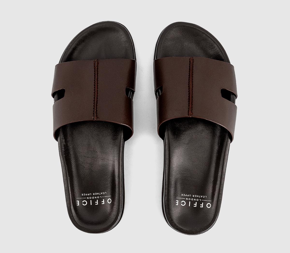 OFFICESebastian Cut Out Sliders OFFICESebastian Cut Out SlidersChocolate Brown