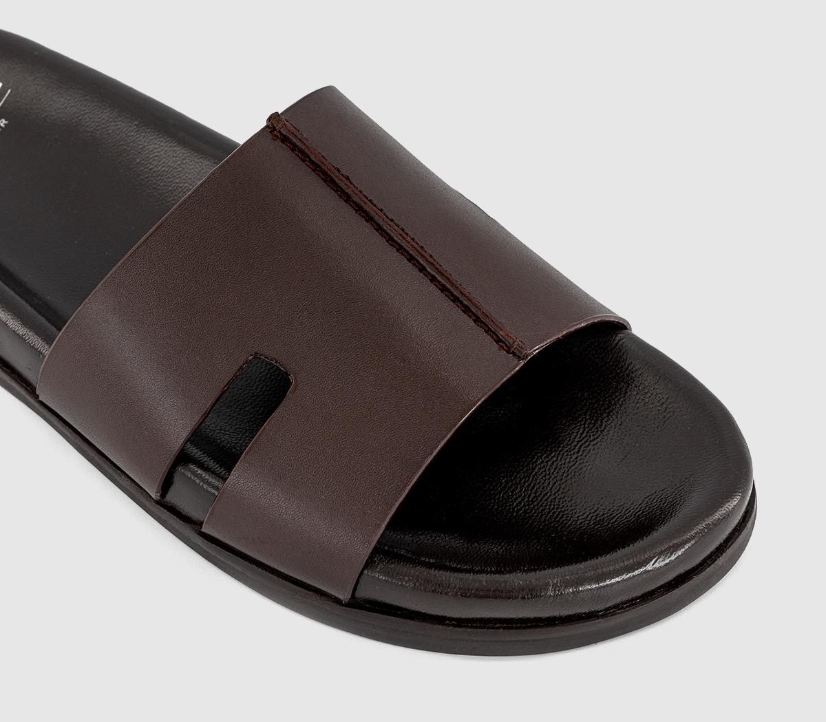 OFFICESebastian Cut Out Sliders OFFICESebastian Cut Out SlidersChocolate Brown