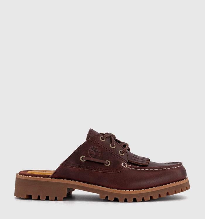 Timberland Noreen Mules Burgandy Full Grain