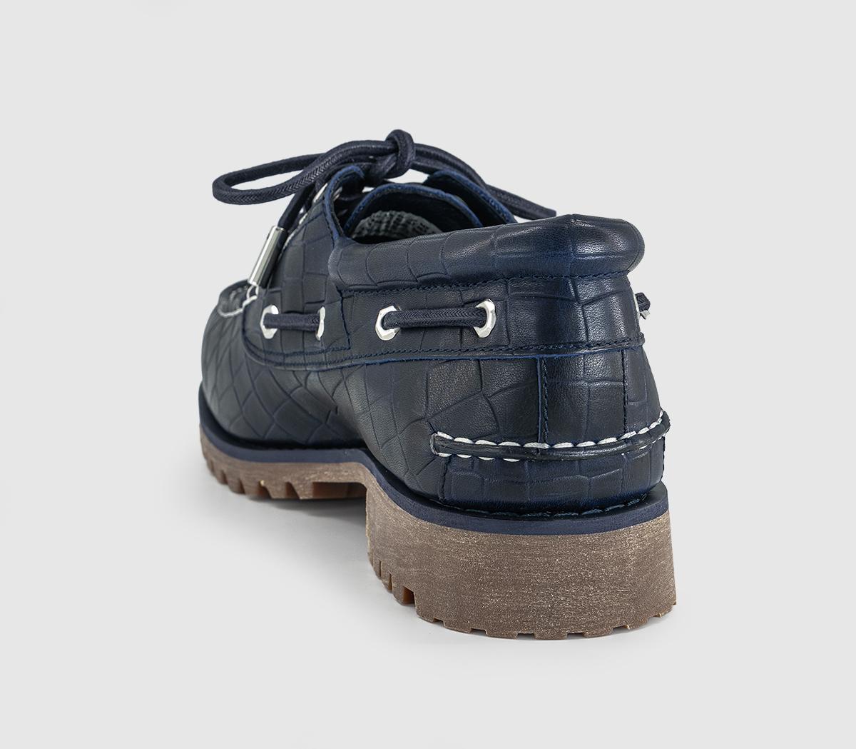 TimberlandTimberland Authentic 3 Eye Lug Boat ShoeJacquemus Navy Croc