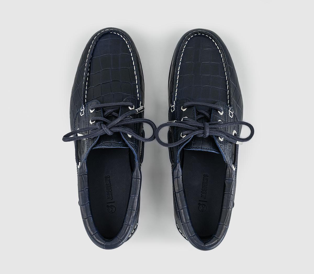 TimberlandTimberland Authentic 3 Eye Lug Boat ShoeJacquemus Navy Croc