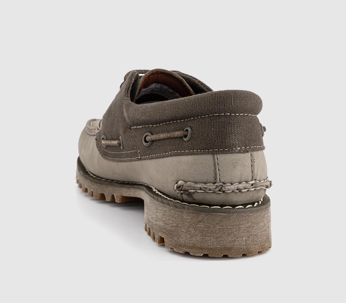 TimberlandTimberland Authentic 3 Eye Lug Boat ShoesOlive Nubuck