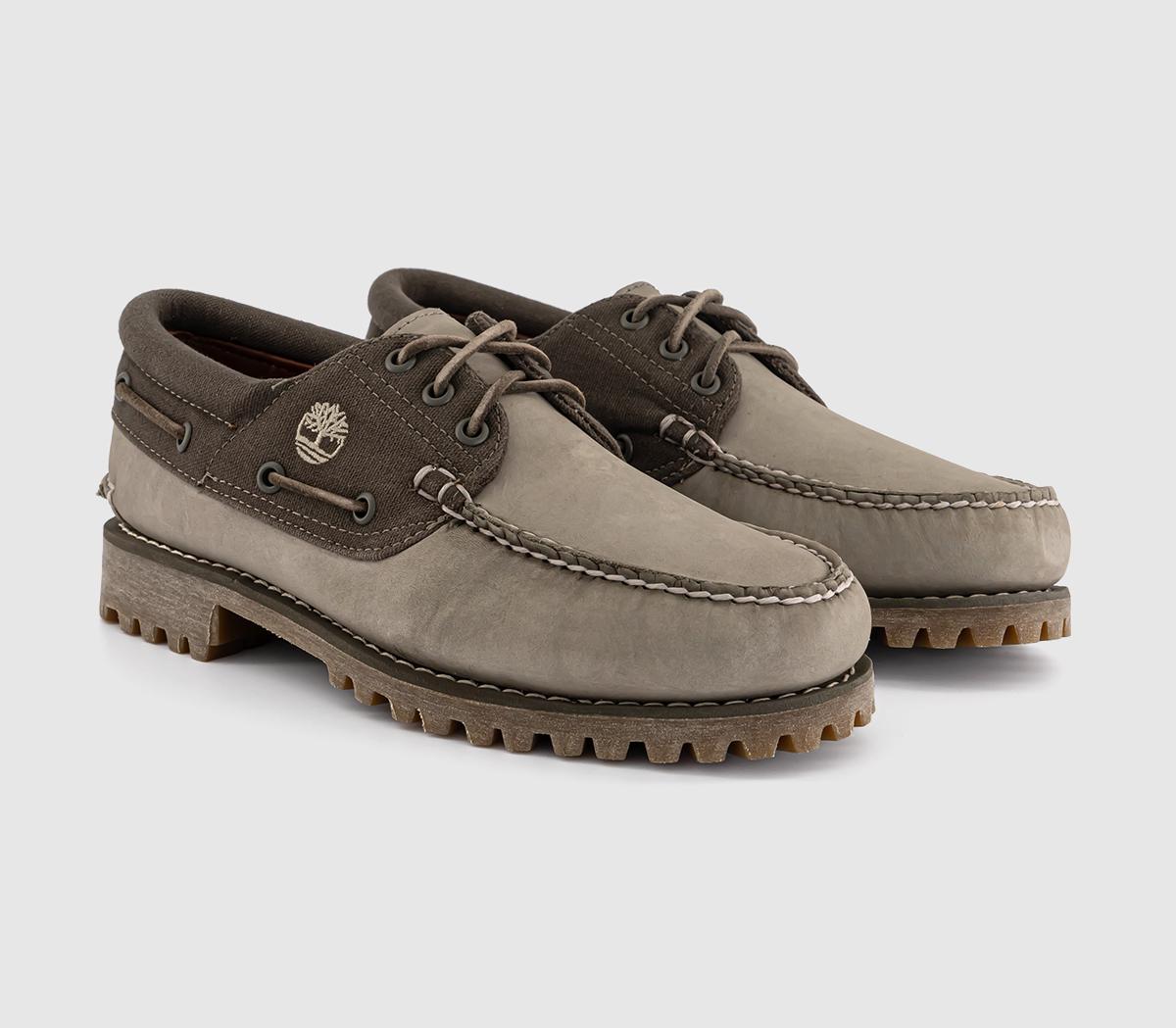 TimberlandTimberland Authentic 3 Eye Lug Boat ShoesOlive Nubuck
