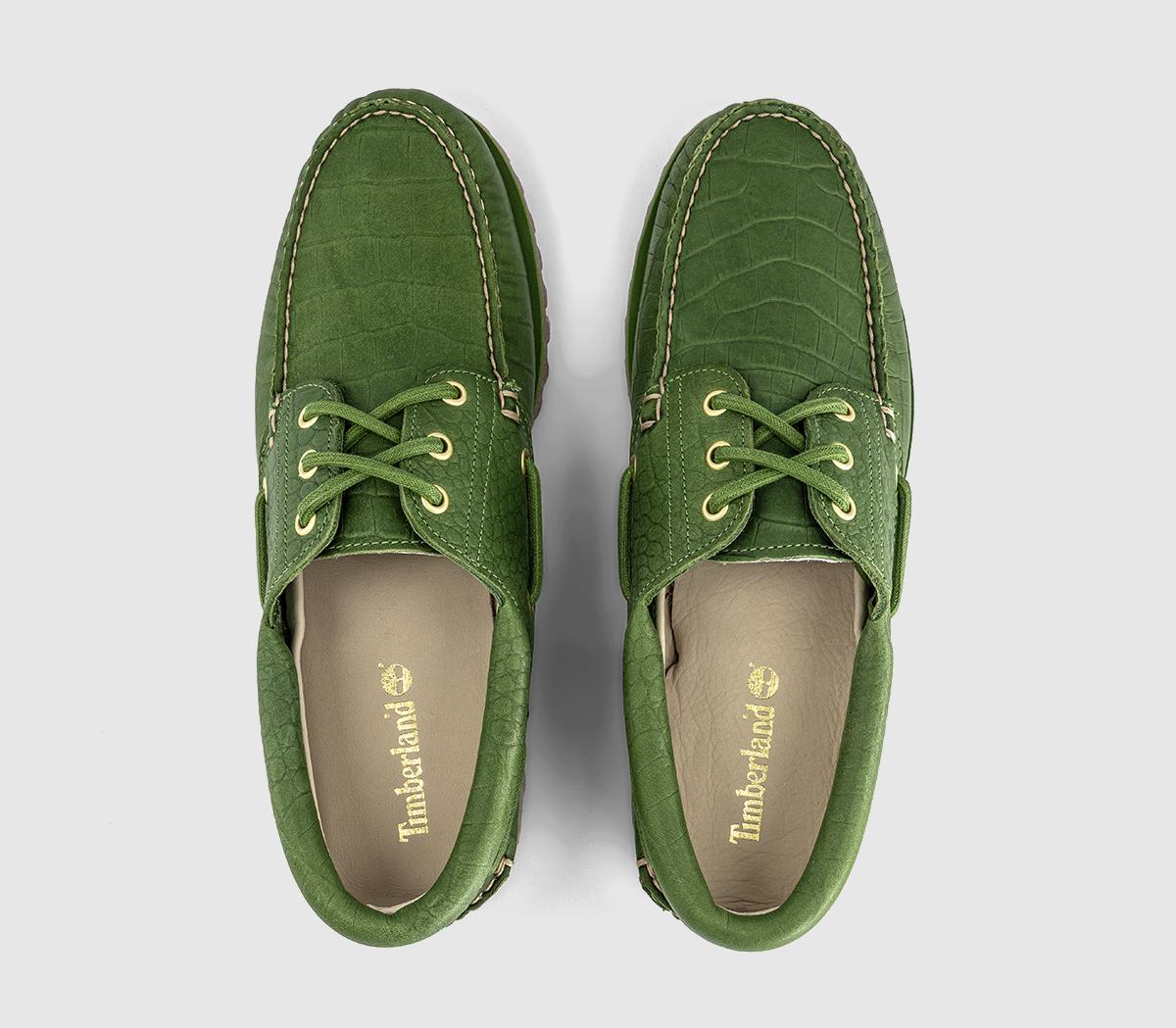 TimberlandTimberland Authentic 3 Eye Lug Boat ShoesCroc Green