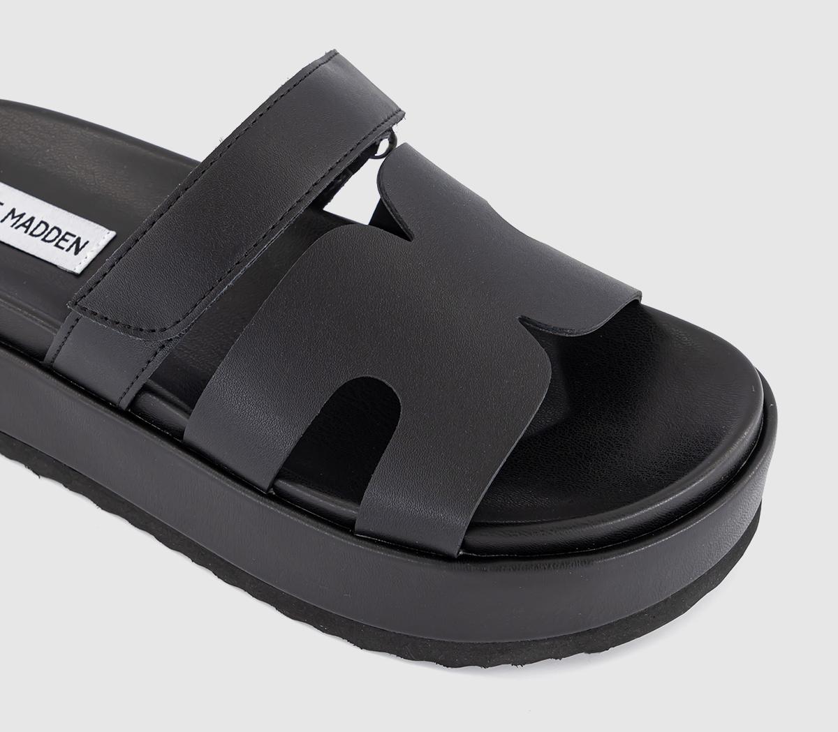 Steve MaddenMissile Platform Sandals Steve MaddenMissile Platform SandalsBlack