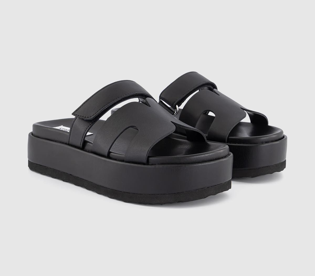 Steve MaddenMissile Platform Sandals Steve MaddenMissile Platform SandalsBlack