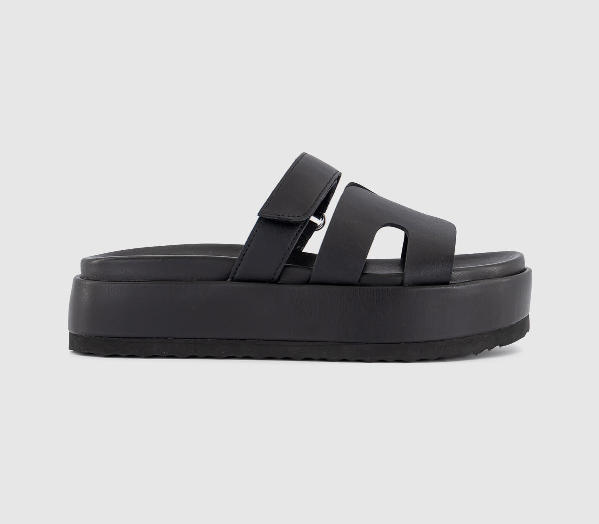 Steve MaddenMissile Platform Sandals Steve MaddenMissile Platform SandalsBlack