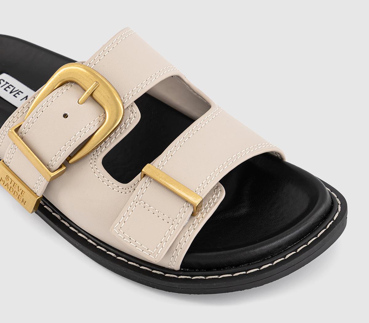 Steve MaddenArch-E Buckle Sandals Steve MaddenArch-E Buckle SandalsBone Leather