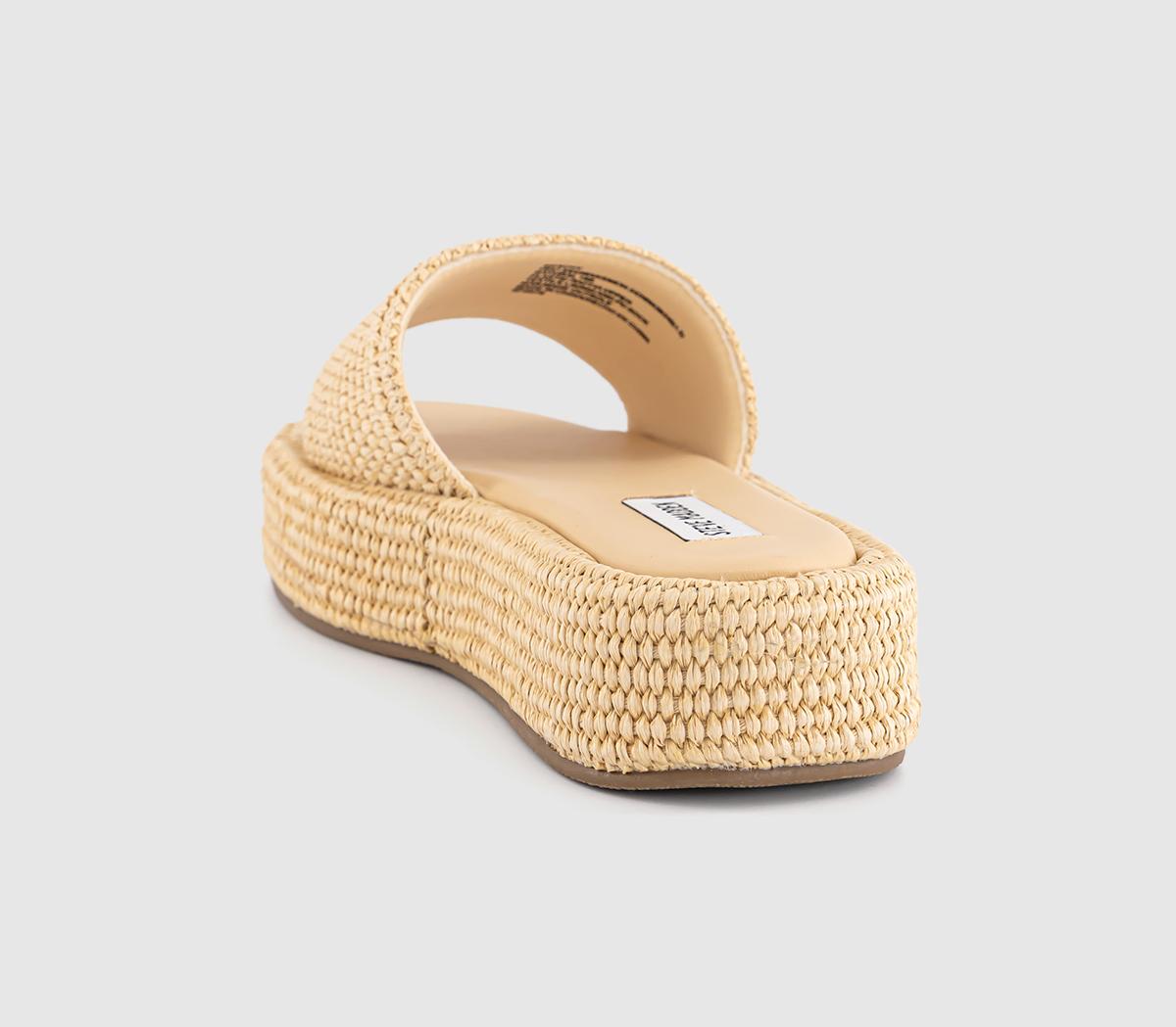Steve MaddenBeachy Raffia Slides Steve MaddenBeachy Raffia SlidesCream Raffia