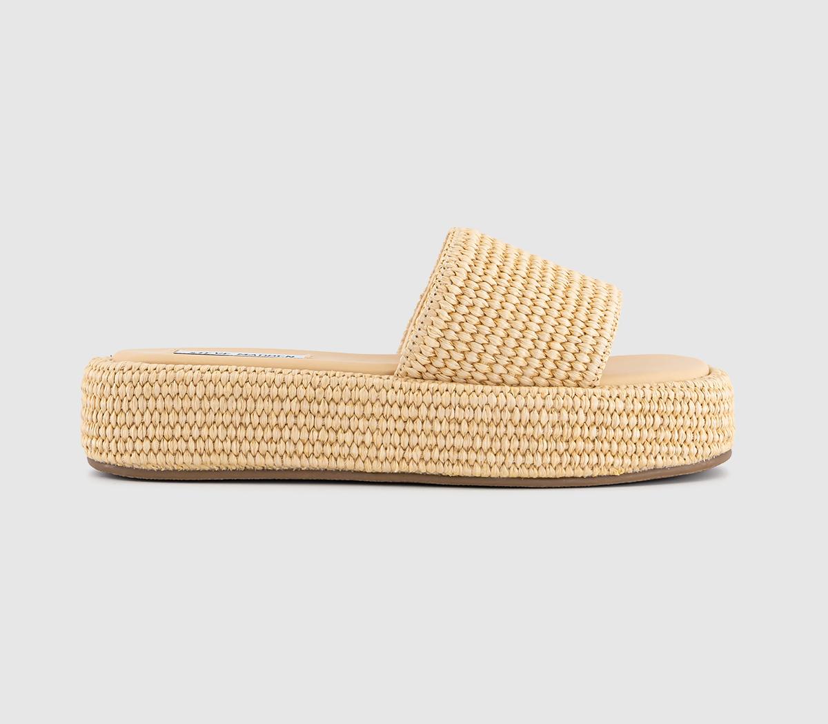 Steve MaddenBeachy Raffia Slides Steve MaddenBeachy Raffia SlidesCream Raffia
