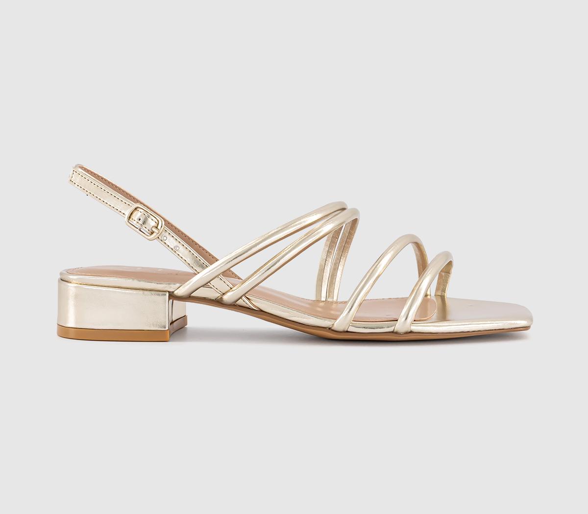 OFFICESeduced Strappy Sandals OFFICESeduced Strappy SandalsGold