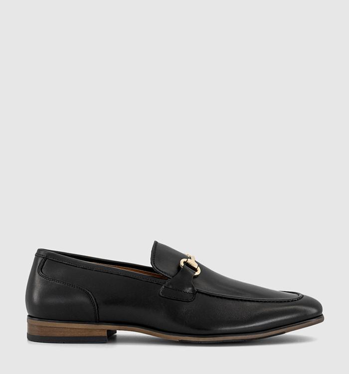 OFFICE Miller Snaffle Loafers Black Leather