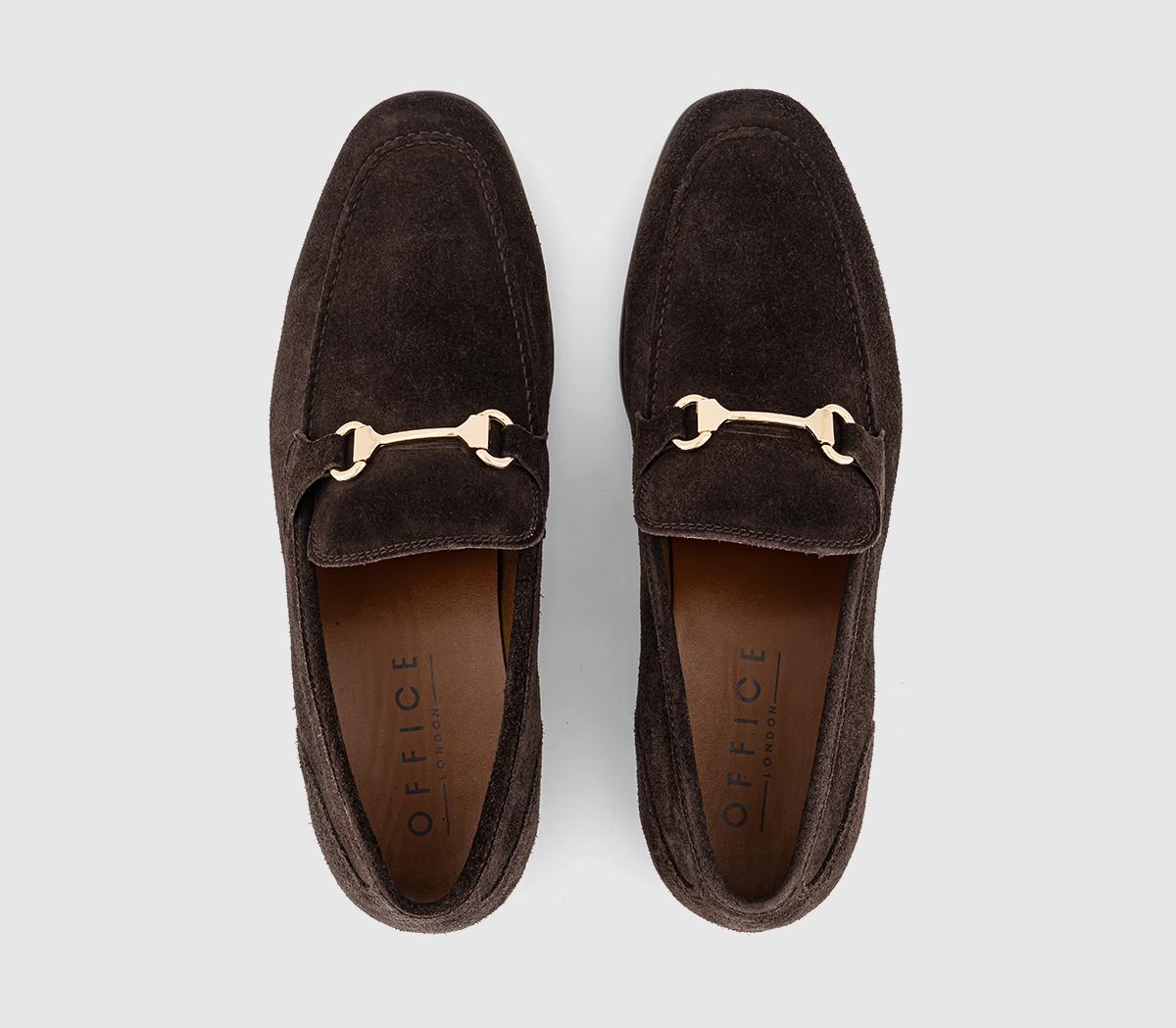 OFFICEMiller Snaffle Loafers OFFICEMiller Snaffle LoafersBrown Suede