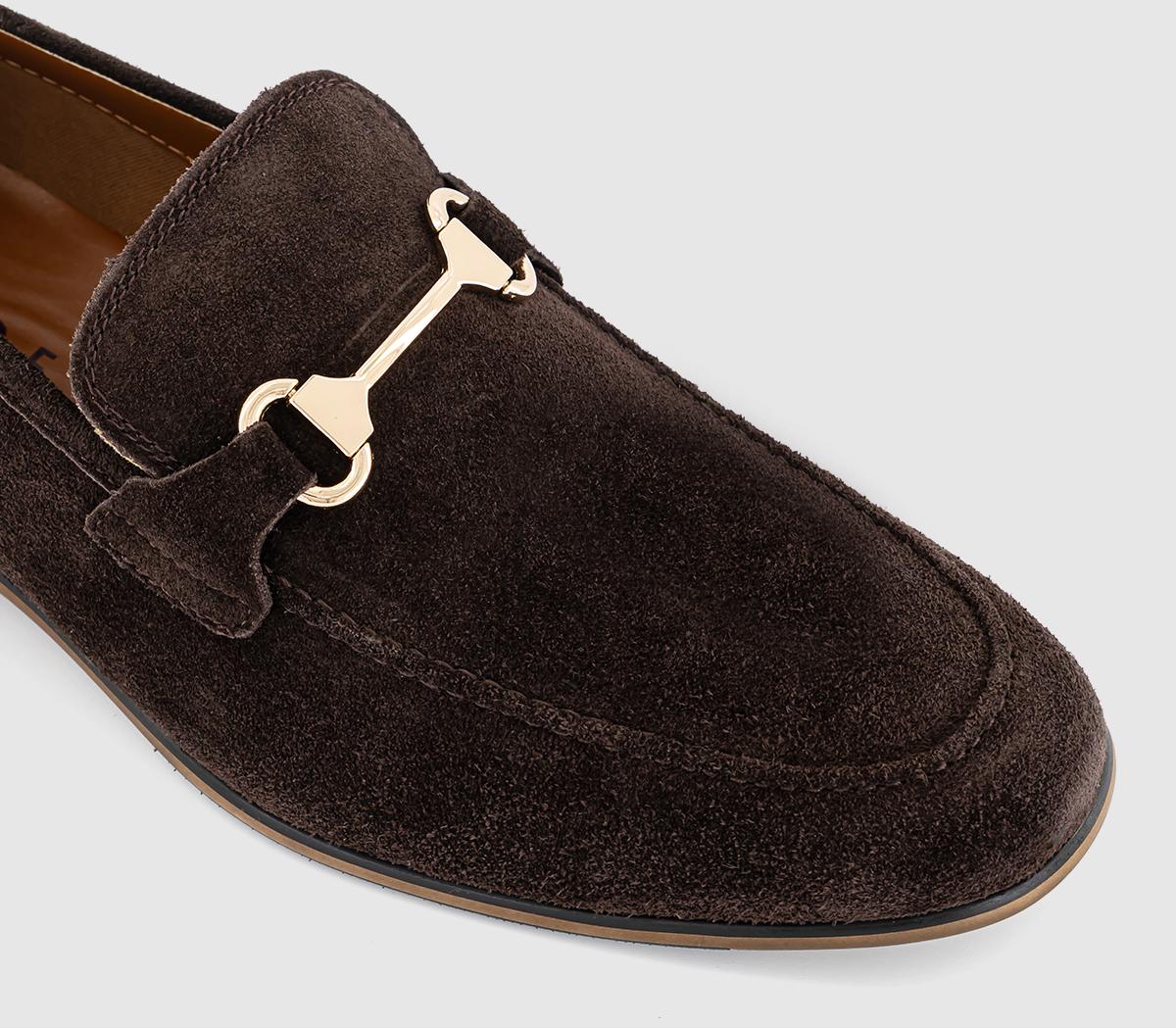 OFFICEMiller Snaffle Loafers OFFICEMiller Snaffle LoafersBrown Suede