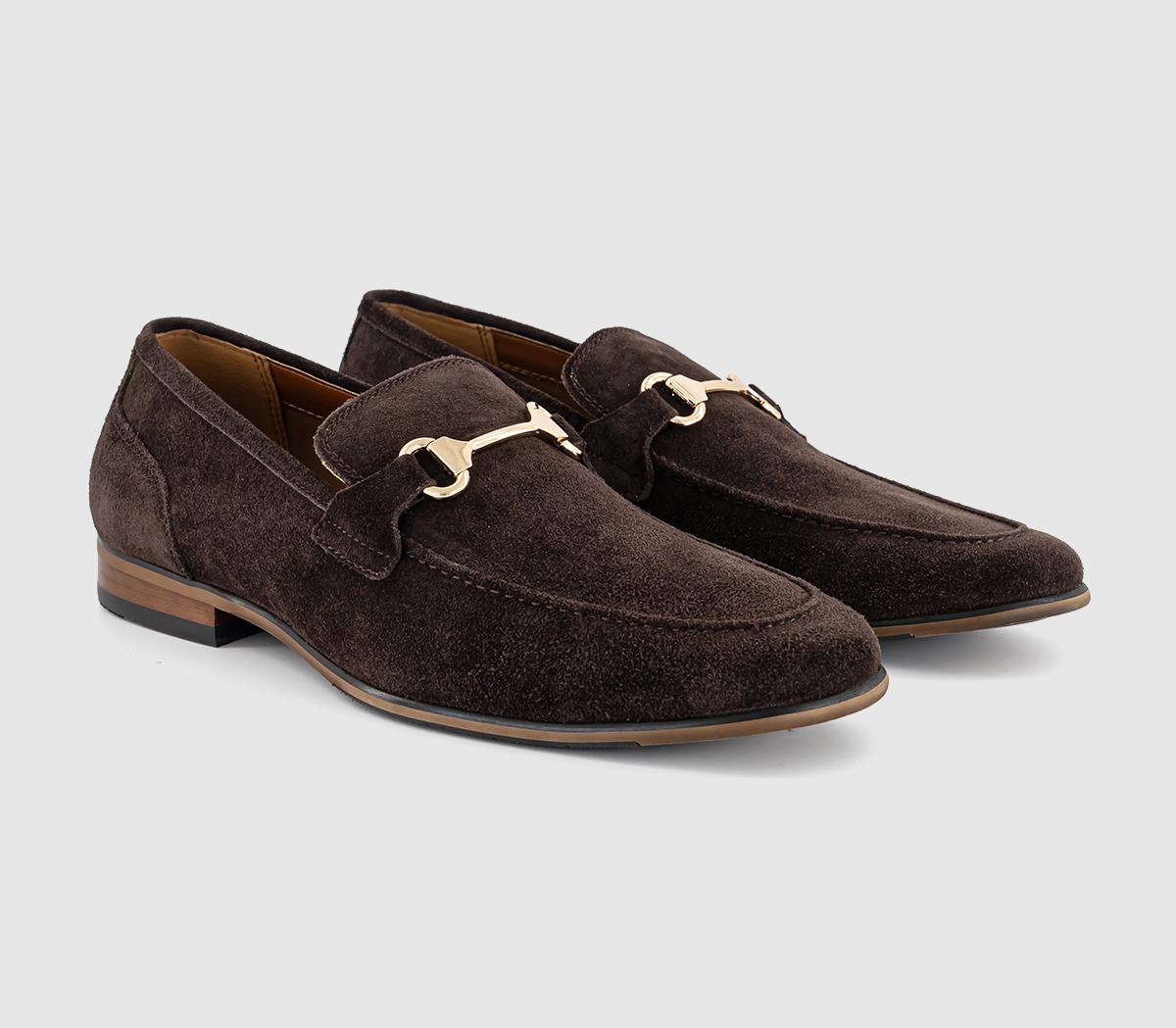 OFFICEMiller Snaffle Loafers OFFICEMiller Snaffle LoafersBrown Suede