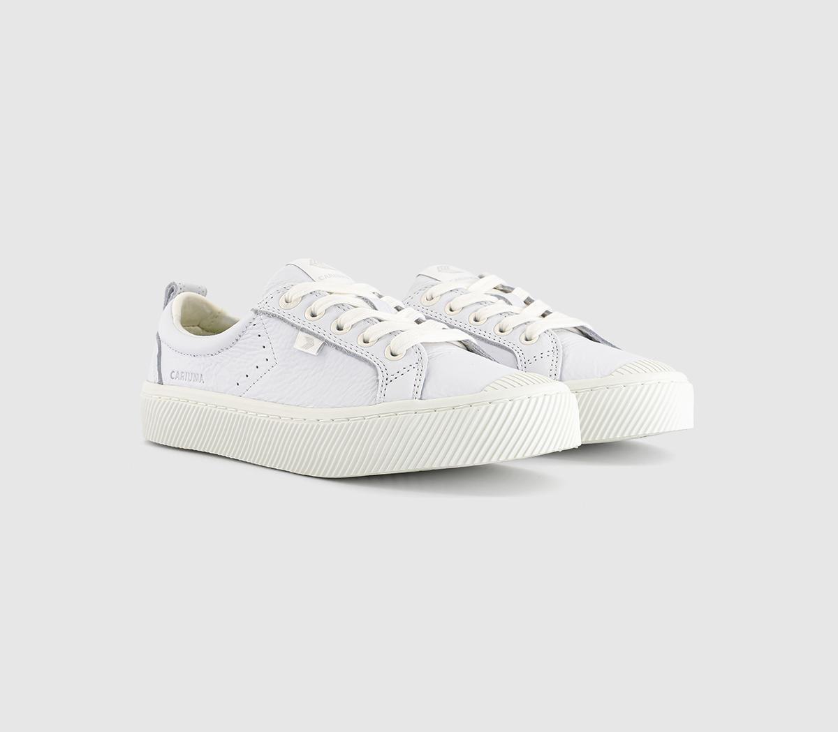 CARIUMAOCA Low Trainers CARIUMAOCA Low TrainersWhite Leather